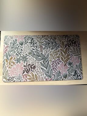 Floral desk mat